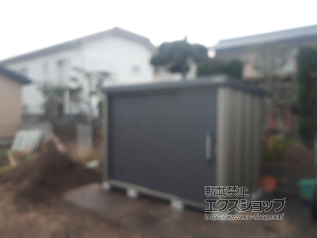 茨城県東茨城郡大洗町のの物置・屋外倉庫 エスケーエイト SK8-130 一般型 2600×1600×1940 SK8-130-GK 施工例