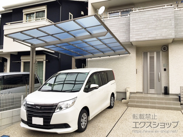 愛知県春日井市ののカーポート ネスカF (フラットスタイル) 積雪〜20cm対応 施工例