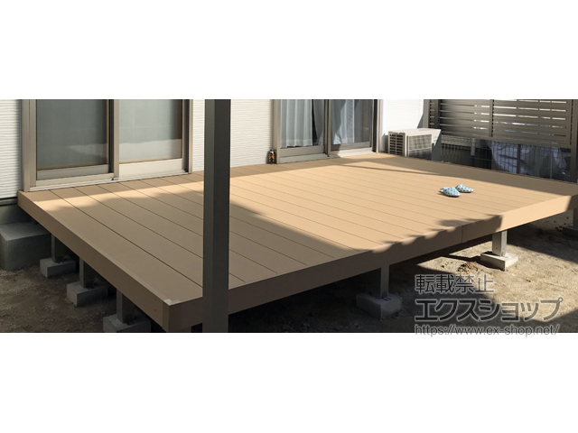 愛知県知立市ののウッドデッキ リウッドデッキ 200 施工例