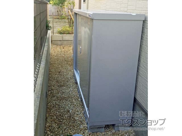 福岡県糸島市のの物置・屋外倉庫 シンプリー 一般型 1740×515×1303（MJX-175C） MJX-175C-FS 施工例