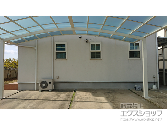 香川県丸亀市ののカーポート レイナツインポートグラン　積雪〜20cm対応 施工例