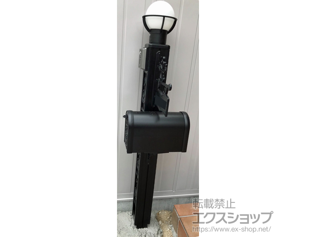 愛知県豊田市のLIXIL リクシル(新日軽)の機能門柱・ポスト ディズニー ファンクションポール 施工例