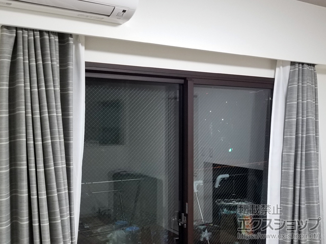 神奈川県横浜市のの二重窓（内窓） インプラス ダストバリア仕様 引違い窓 2枚建 施工例