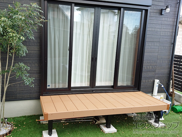 神奈川県横浜市ののウッドデッキ リウッドデッキ 200 施工例