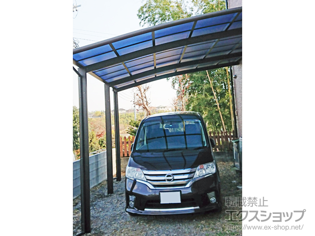 栃木県宇都宮市ののカーポート レイナベーカポートグラン 延長　積雪〜20cm対応 施工例