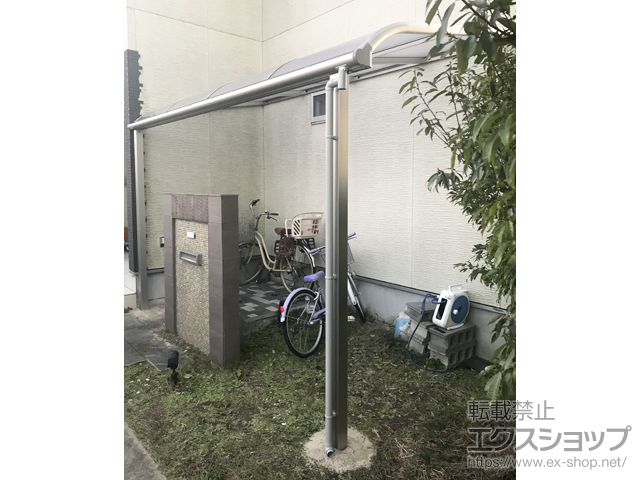 愛知県安城市ののテラス屋根 プレシオステラス R型 テラスタイプ 単体 積雪〜20cm対応 施工例