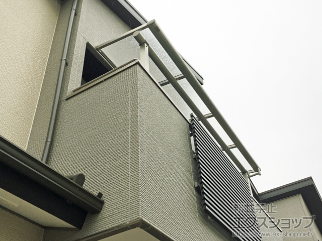 京都府亀岡市ののバルコニー・ベランダ屋根 ヴェクターテラス F型 屋根タイプ 単体 積雪〜20cm対応 施工例