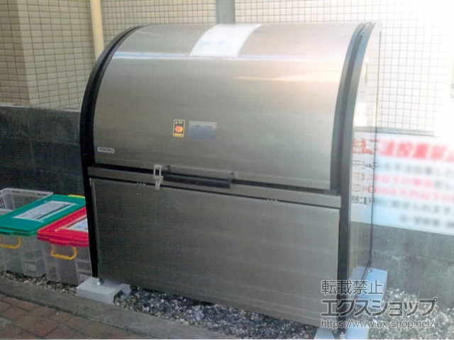 静岡県静岡市ののゴミステーション ダストピット Lタイプ DPLA-1206 575L 施工例