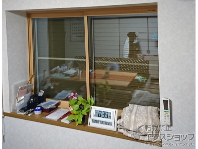 栃木県矢板市のの二重窓（内窓） プラマードU 引違い窓 2枚建 施工例