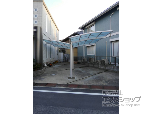 岡山県岡山市ののカーポート レイナポートグラン Y合掌　積雪〜20cm対応 施工例