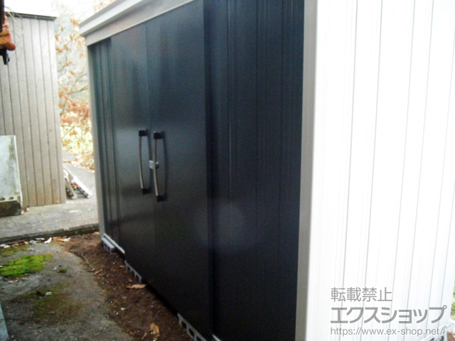 山口県美祢市のの物置・屋外倉庫 ガーデンハウス DM-Z2913 一般型 2923×1323×2120 DM-Z2913-MG 施工例