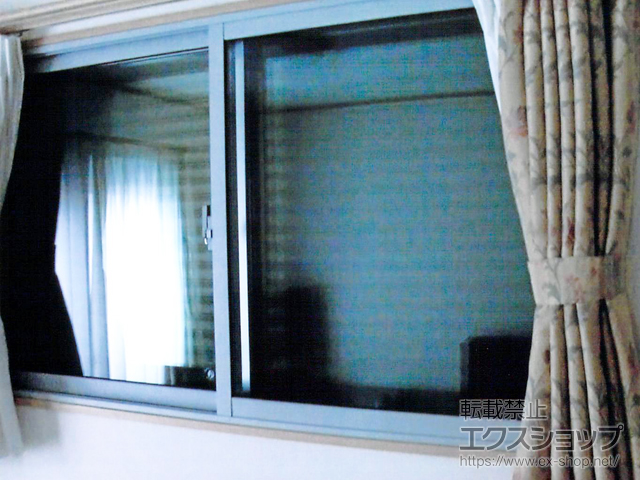 大阪府堺市のの二重窓（内窓） インプラス ダストバリア仕様 引違い窓 2枚建 施工例