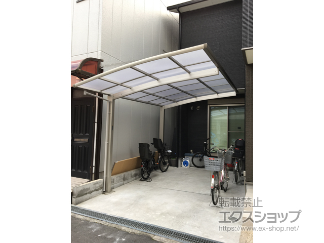 大阪府大阪市ののカーポート プレシオスポート 積雪〜20cm対応 施工例