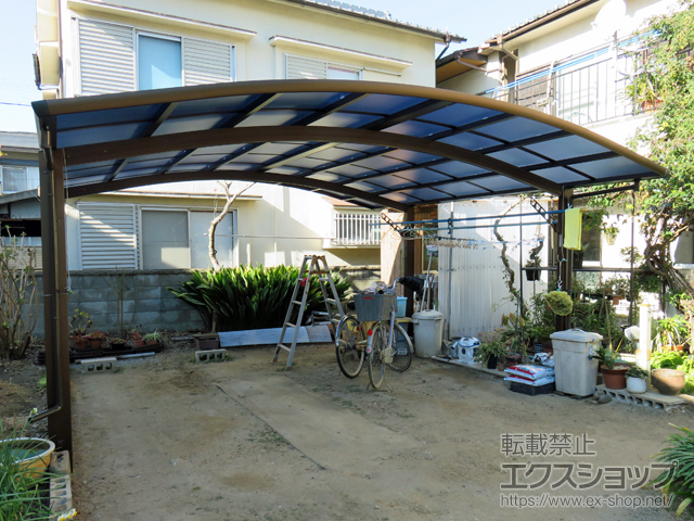 大阪府岸和田市ののカーポート レイナツインポートグラン　積雪〜20cm対応 施工例