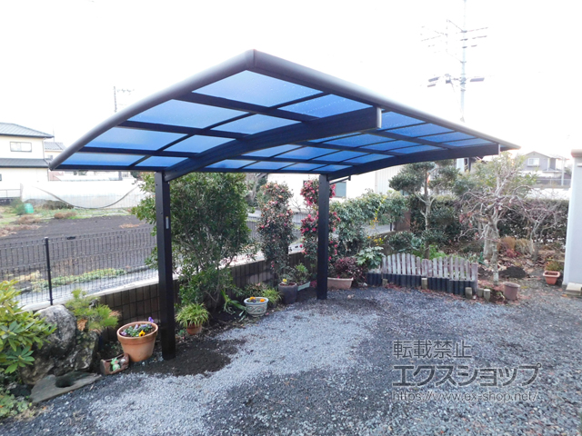 茨城県ひたちなか市ののカーポート レイナポートグラン　積雪〜20cm対応 施工例