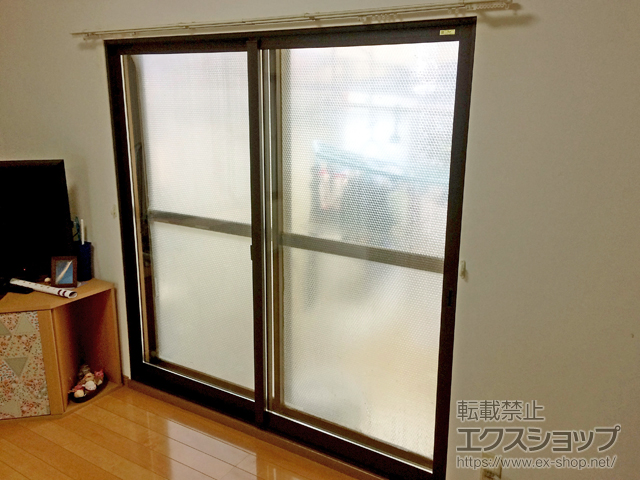 愛媛県東温市のの二重窓（内窓） インプラス ダストバリア仕様 引違い窓 2枚建 施工例