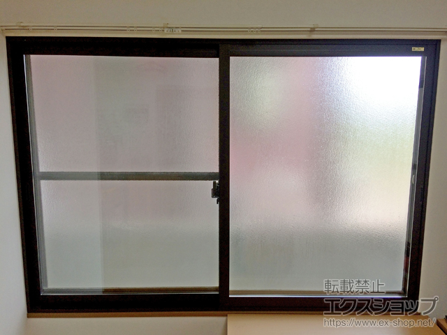 愛媛県東温市のの二重窓（内窓） インプラス ダストバリア仕様 引違い窓 2枚建 施工例