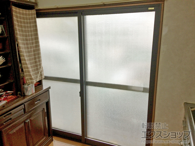 愛媛県東温市のの二重窓（内窓） インプラス ダストバリア仕様 引違い窓 2枚建 施工例