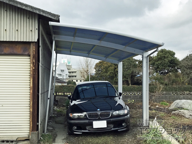 福岡県小郡市ののカーポート レイナポートグラン　積雪〜20cm対応 施工例