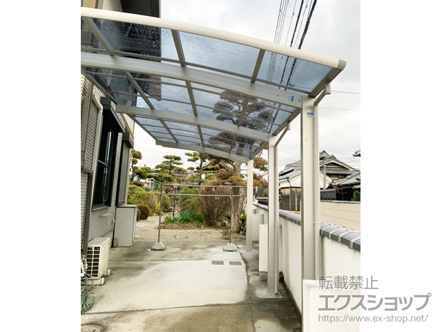 大阪府摂津市ののカーポート レイナポートグラン 延長　積雪〜20cm対応 施工例