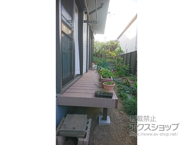 神奈川県横浜市ののウッドデッキ 樹ら楽ステージ 施工例