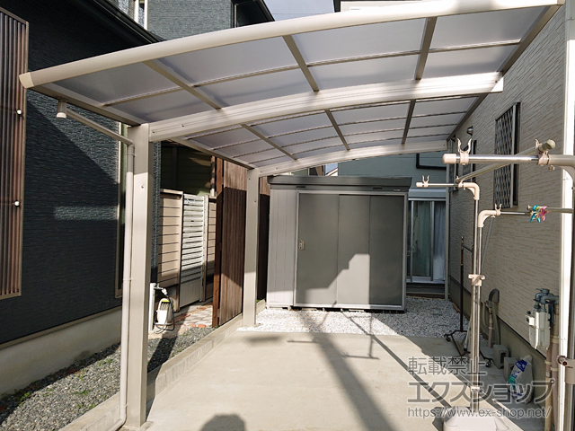 大阪府茨木市ののカーポート レイナポートグラン　積雪〜20cm対応 施工例