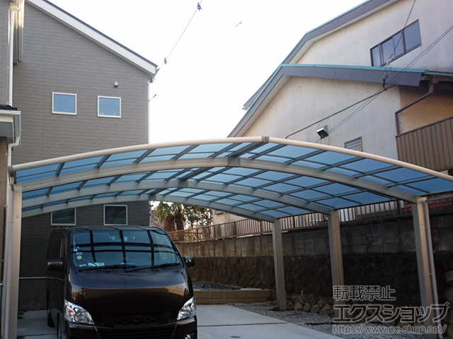 東京都東大和市ののカーポート レイナトリプルポートグラン　積雪〜20cm対応 施工例