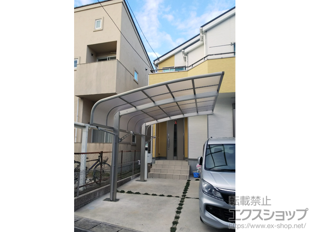 愛知県北名古屋市ののカーポート レイナキャップポートグラン　積雪〜20cm対応 施工例