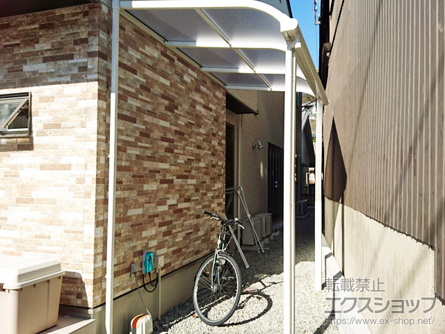 広島県尾道市ののテラス屋根 ヴェクターテラス R型 テラスタイプ 単体 積雪〜20cm対応 施工例