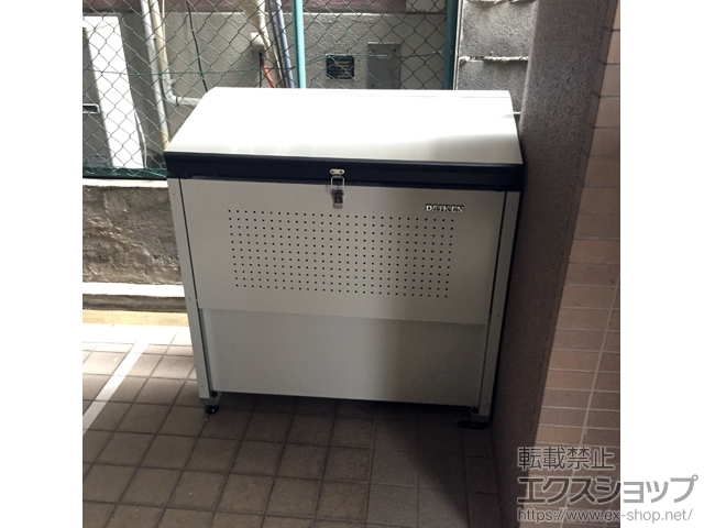 大阪府大阪市のの物置・屋外倉庫 クリーンストッカー CKE-1005型 （容量400L） CKE-1005型 施工例