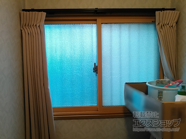 千葉県八千代市のの二重窓（内窓） インプラス ダストバリア仕様 引違い窓 2枚建 施工例