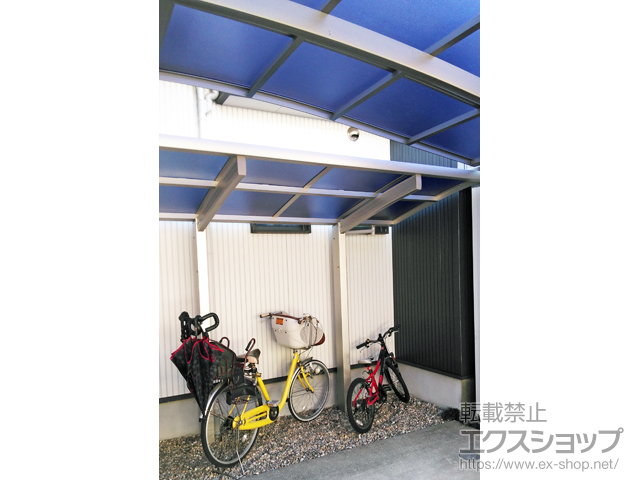 愛知県一宮市ののサイクルポート・駐輪場 レイナポートグランミニ 積雪〜20cm対応 施工例