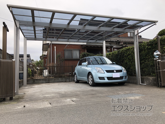 宮崎県都城市ののカーポート エフルージュ ツイン 積雪〜20cm対応 施工例