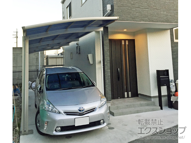 兵庫県宝塚市ののカーポート レイナポートグラン 縦連棟　積雪〜20cm対応 施工例