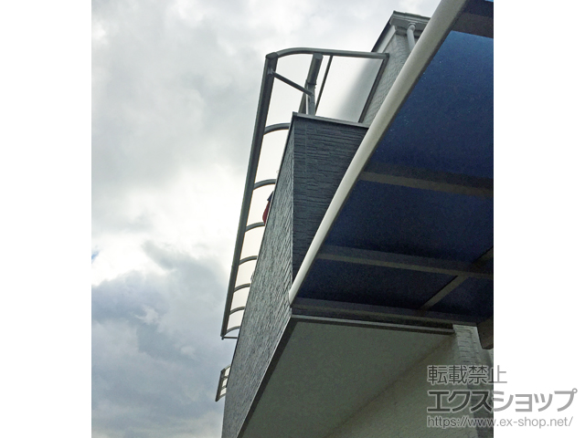 兵庫県宝塚市ののバルコニー・ベランダ屋根 ヴェクターテラス R型 屋根タイプ 連棟 積雪〜20cm対応 施工例