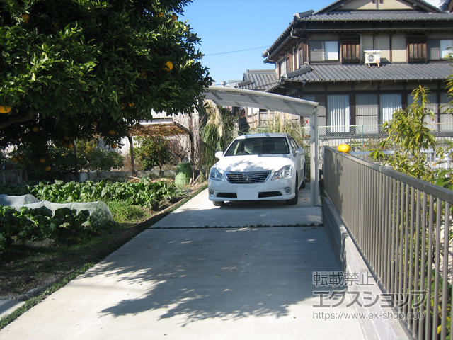 福岡県大川市ののカーポート プレシオスポート 積雪〜20cm対応 施工例