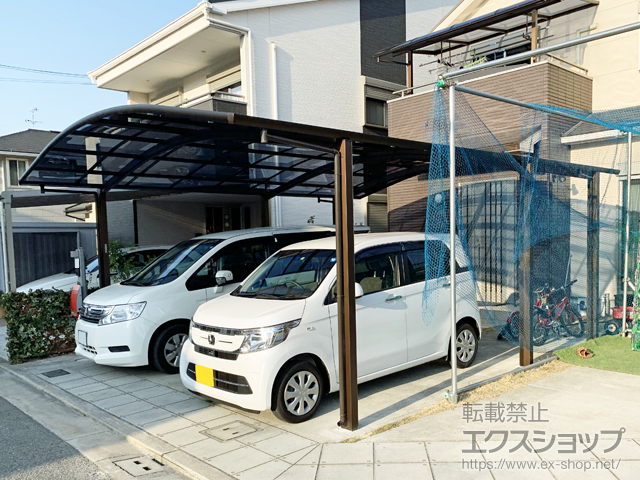 大阪府堺市ののカーポート レイナツインポートグラン 延長　積雪〜20cm対応 施工例