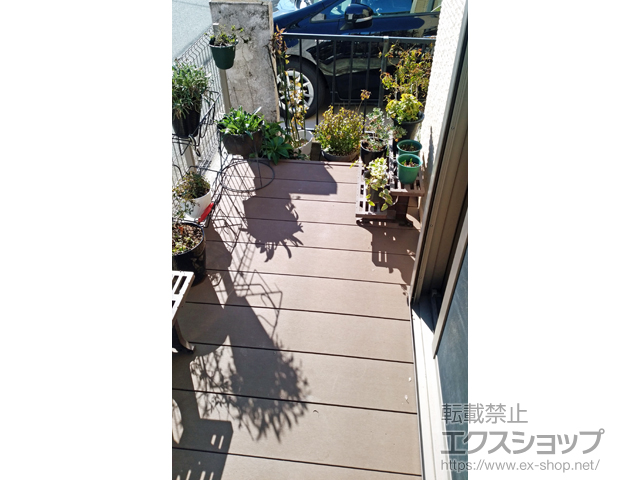 千葉県千葉市ののウッドデッキ リウッドデッキ 200 施工例