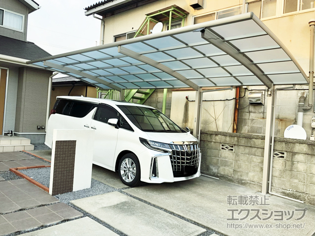大分県中津市ののカーポート レイナポートグラン 延長　積雪〜20cm対応 施工例