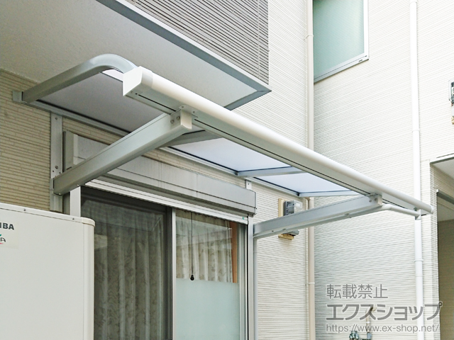 大阪府大阪市ののテラス屋根 スピーネ R型 ルーフタイプ 単体 積雪〜20cm対応 施工例