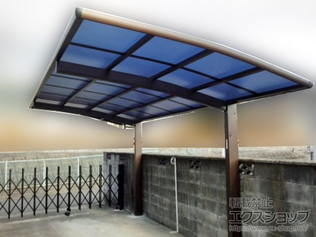 大阪府堺市ののカーポート、カーゲート レイナポートグラン　積雪〜20cm対応 施工例
