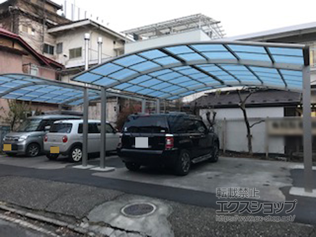 長野県諏訪市ののカーポート レイナツインポートグラン　積雪〜20cm対応 施工例