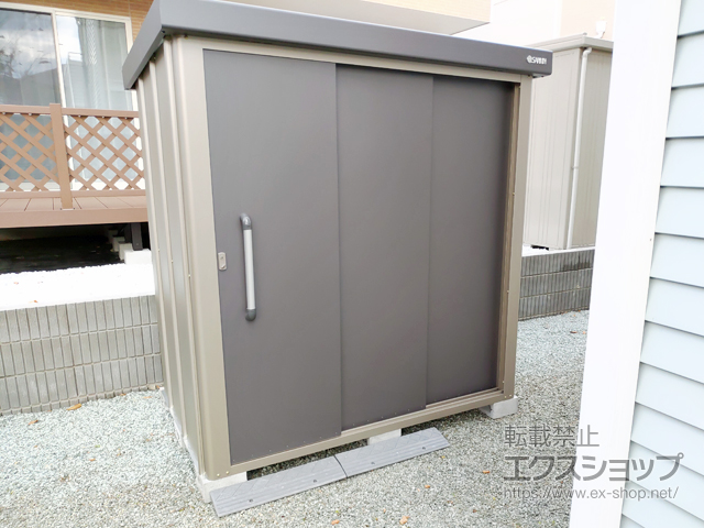 宮城県仙台市のの物置・屋外倉庫 エスケーエイト SK8-70 一般型 1800×1200×1940 SK8-70-GK 施工例