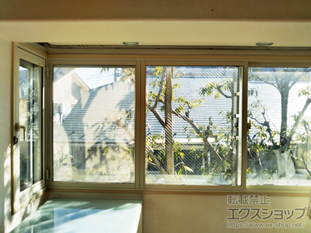 東京都調布市のの二重窓（内窓） インプラス ダストバリア仕様 引違い窓 3枚建（内内外仕様） 施工例