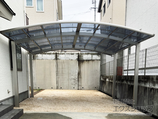 広島県福山市ののカーポート レイナツインポートグラン　積雪〜20cm対応 施工例