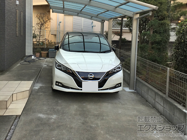 東京都練馬区ののフェンス・柵 ハイグリッドフェンスN8型 T-6 柱 スチール(柱1本)×2本 施工例