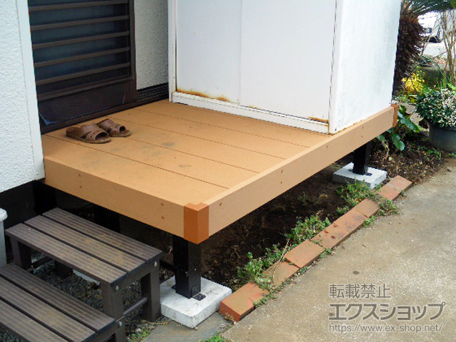 千葉県袖ケ浦市ののウッドデッキ リウッドデッキ 200 施工例