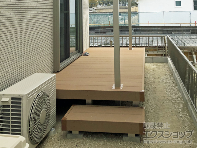 愛知県常滑市ののウッドデッキ リウッドデッキ 200 施工例