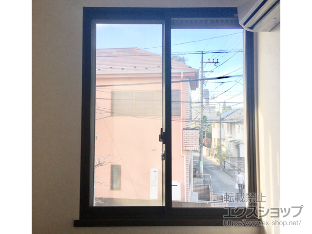 東京都杉並区のの二重窓（内窓） インプラス ダストバリア仕様 引違い窓 2枚建 施工例