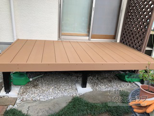 静岡県静岡市ののウッドデッキ マージウッドデッキ 施工例